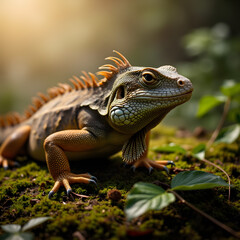 Obraz premium iguana on the park