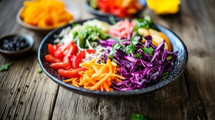 Beautifully Plated Fermented Dishes with Vibrant Colors