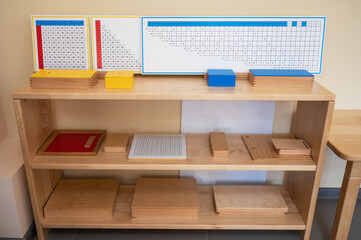 Montessori classroom interior