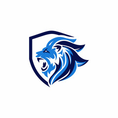 vector lion
