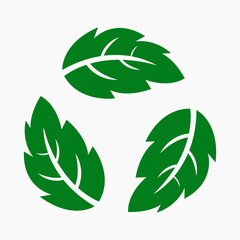 Spinning Recycle Sign / Symbol.