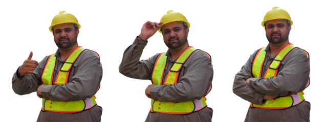 industrial plant maintenance engineering on transparent background,PNG.(PHOTO)