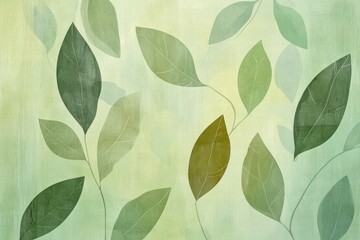 Leaves, nature-inspired background with soft hues and textures ideal for eco-friendly projects, gardening themes, wellness concepts, or organic product designs.