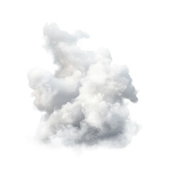 White cloud with a greyish tint