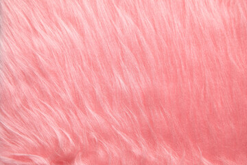 Obraz premium Soft Pink Fluffy Fur Texture Background