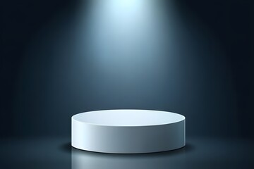 empty stage with spotlight