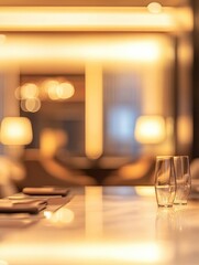 Obraz premium Blurred Luxurious interior, abstract blur background for web design.