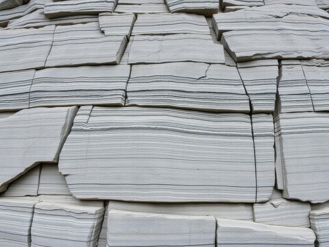 Metamorphic rocks like phyllite form unique outcroppings