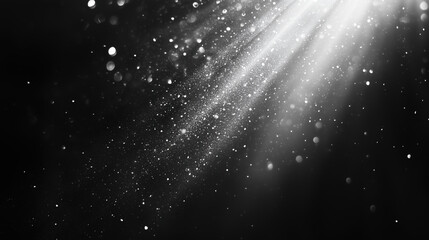 Light Beams with dust particles