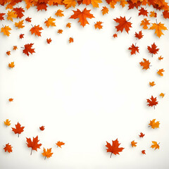 Autumn Leaves Illustration Background