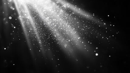 Light Beams with dust particles