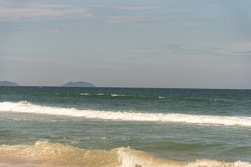 coastline of Gamboa beach, Santa Catarina, Brazil