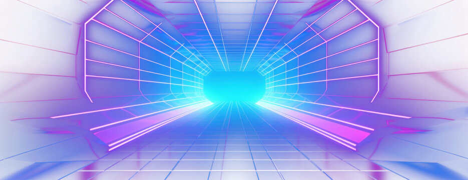 PNG Lights tunnel retro neon.