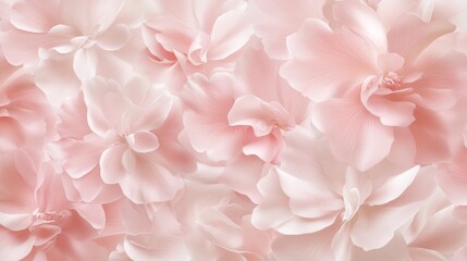 Dreamy floral background, pink blooms and white blossoms in soft focus pink