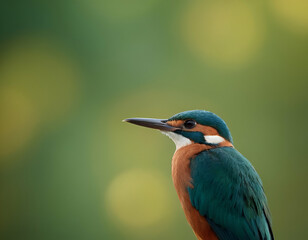 Fototapeta premium kingfisher bird on the branch