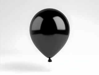 Obraz premium Black Balloon 3D Render