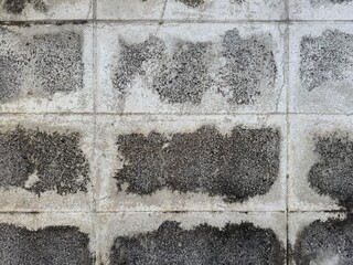 old white and black brick wall texture 