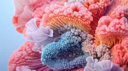 A dreamy fractal abstract featuring vibrant, intricate details.