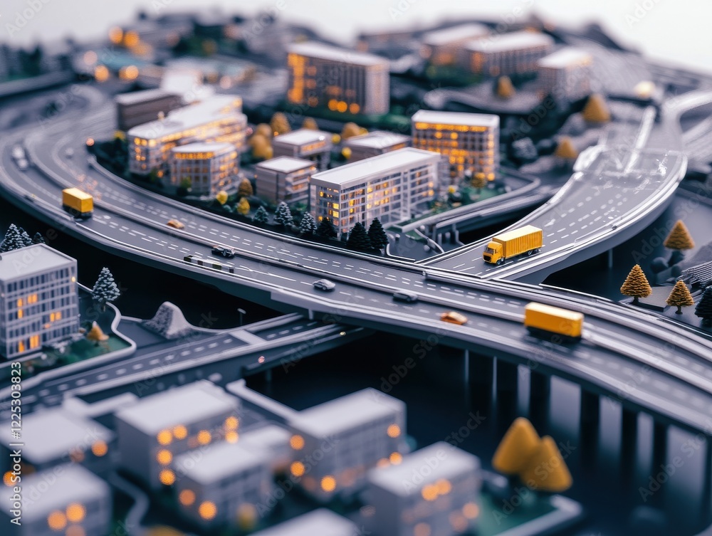Poster optimizing intelligent traffic systems for urban areas a model in a digital