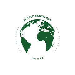 Fototapeta premium design on the theme of World Earth Day