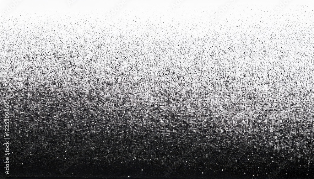 Aufkleber dark and distressed grunge background with halftone gradient stipple and isolated texture, perfect f