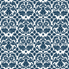 Intricate Ornamental Tile Pattern with Structured Geometric Borders