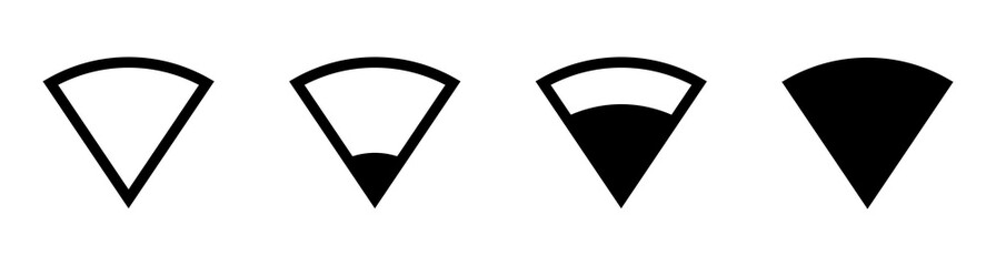 Wifi icon set. Wifi connection set