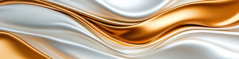 Soft Shimmering Curves Flowing into Infinity - Ideal for Abstract Backgrounds and Minimalist Design