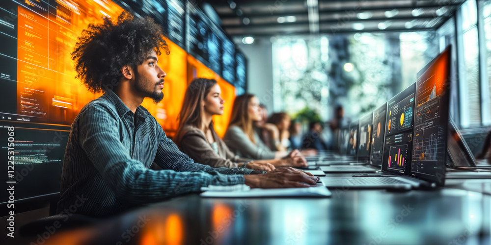 Poster ai-powered collaboration tools transforming team dynamics with real-time feedback and workflow strea