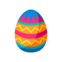 Illustration of cute Easter egg.
