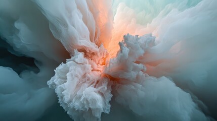 A dreamy light and shade abstract resembling sunbeams through clouds