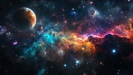 Obraz premium 神秘的な宇宙