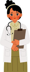 Fototapeta premium cartoon doctor character