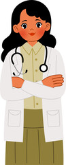 Fototapeta premium cartoon doctor character