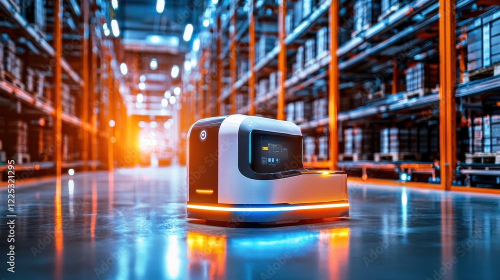 Poster automated warehouse for efficient logistics and distribution