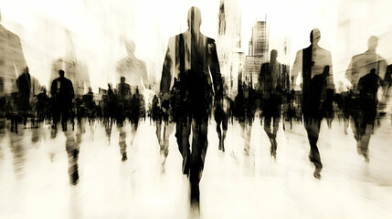 Abstract Cityscape Illustration