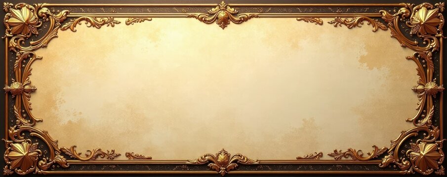 Elegant vintage certificate with gold foil details , vintage, certificate, sophistication