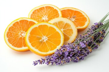 Fresh Citrus Arrangement with Lavender Accents