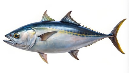 Fototapeta premium Yellowfin Tuna Illustration
