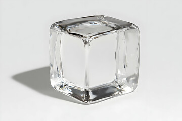 Glass Cube 3D Render