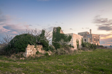Fototapeta premium Old ruined castle in the mountains