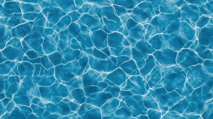 Obraz premium Delicate water droplets rest on a vibrant blue surface, exhibiting beautiful textures and patterns in a high-resolution perspective.