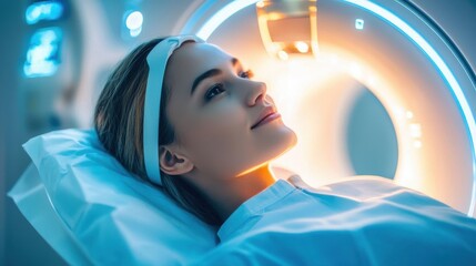 Modern medical scan technology for healthcare diagnostic examination