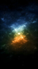 Obraz premium Cosmic Nebula Background Image