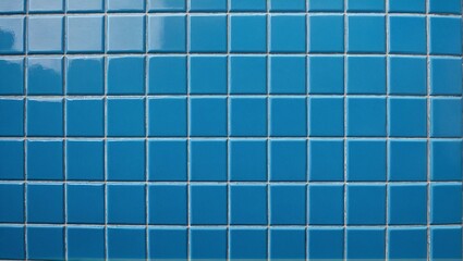 Blue swimming pool waterproof tiles background