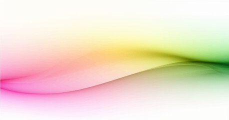 Obraz premium white and pink plus yellow , green gradiants smooth light lines dots background. Vector illustration