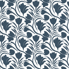 Classic Ornamental Tile Pattern with Balanced Retro Color Accents