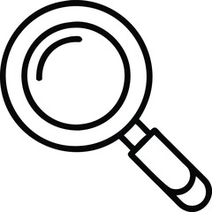 Clean Magnifying Glass Icon for Branding
