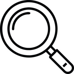 Minimalistic Magnifying Glass Design for SEO