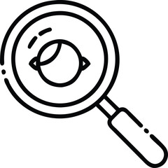Clean Magnifying Glass Icon for Branding